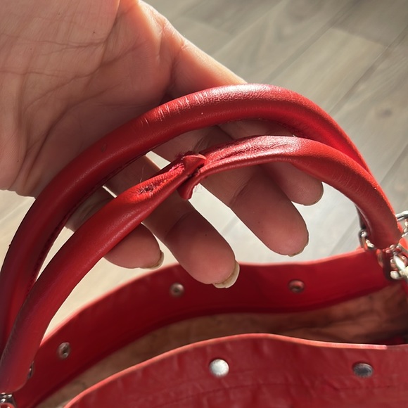 🎉🎉RUDSAK Leather Red Tote Bag - Picture 7 of 13